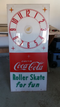 Claudes Coca-Cola Uhr aus den 50ern (Pendeluhr, Pendule, Stand­uhr & Wand­uhr)