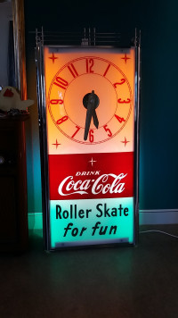 Claudes Coca-Cola Uhr aus den 50ern (Pendeluhr, Pendule, Stand­uhr & Wand­uhr)